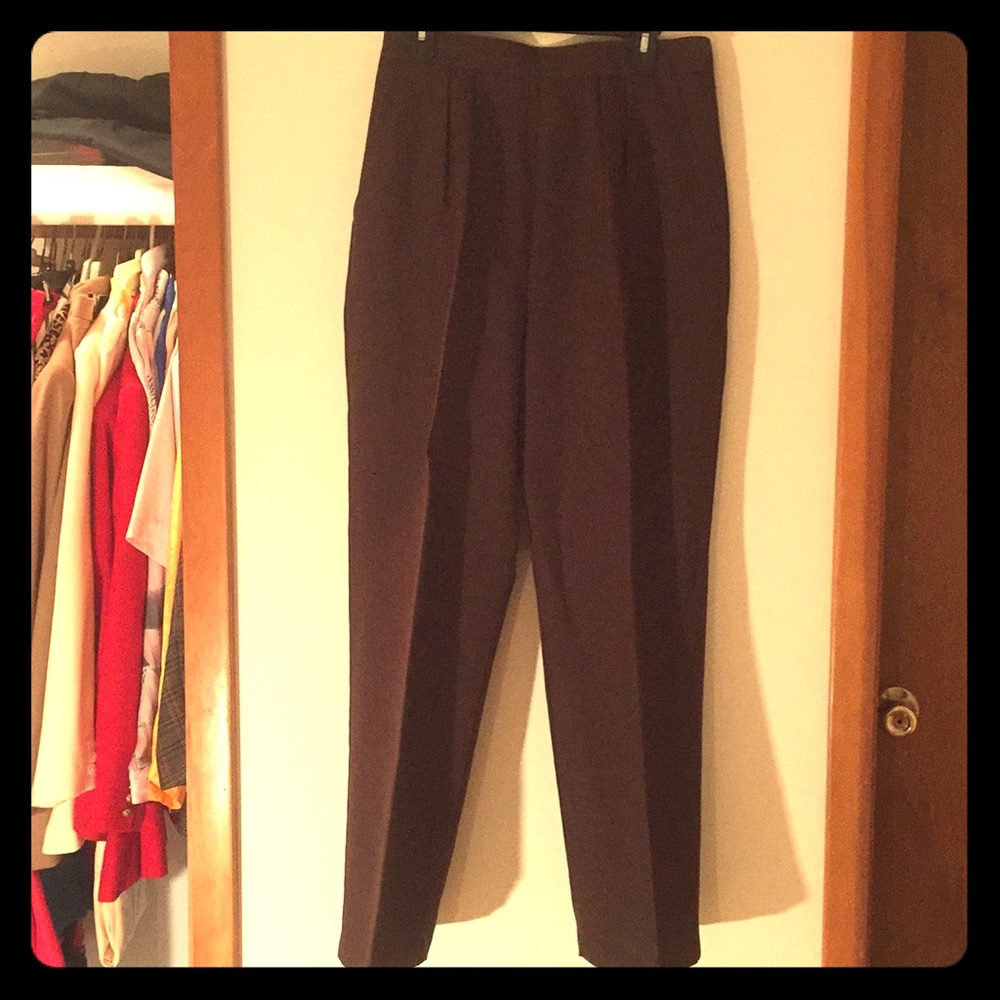 Vintage Brown High waisted dress pants